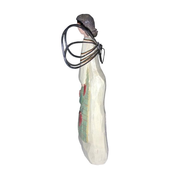 Angel with Watering Can and Wire Wings - Picture 5 of 11